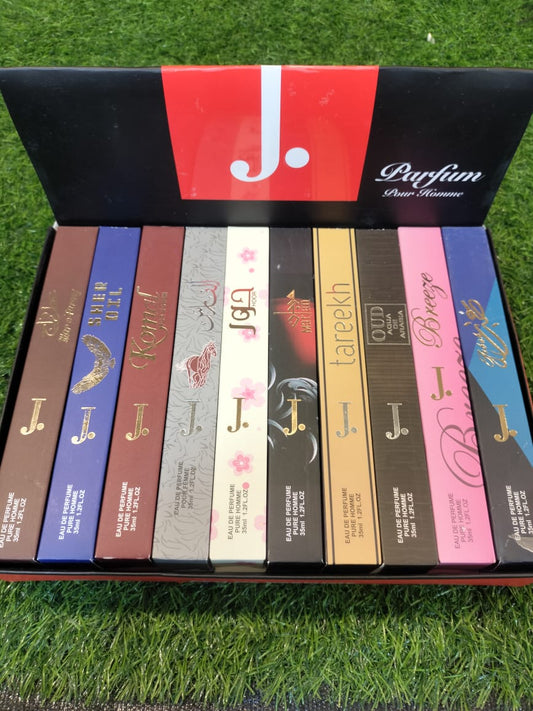 J. Perfume pack of 5